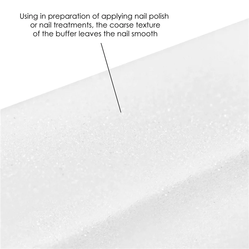 

20 X White Sanding Blocks For Nail Design Nail Polishing Block Polishing Surfaces Nail File Block Nail Art Manicure Tool
