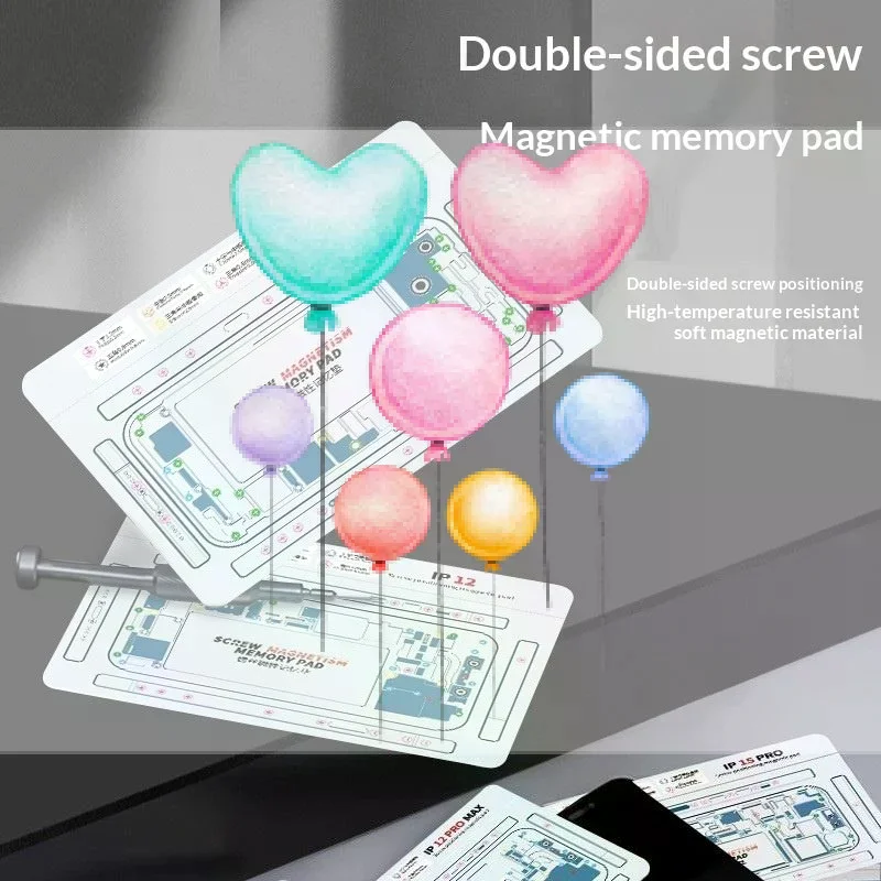 Magnetic Screw Memory Pad With Precise Positioning Soft Magnetic Surface Perfect For Mobile Phone Repair Jobs