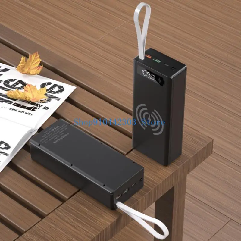 L4MD 16x18650 Battery for Case Storage Box for QC PD for Mobile Phone Tablet Battery Holder Cha