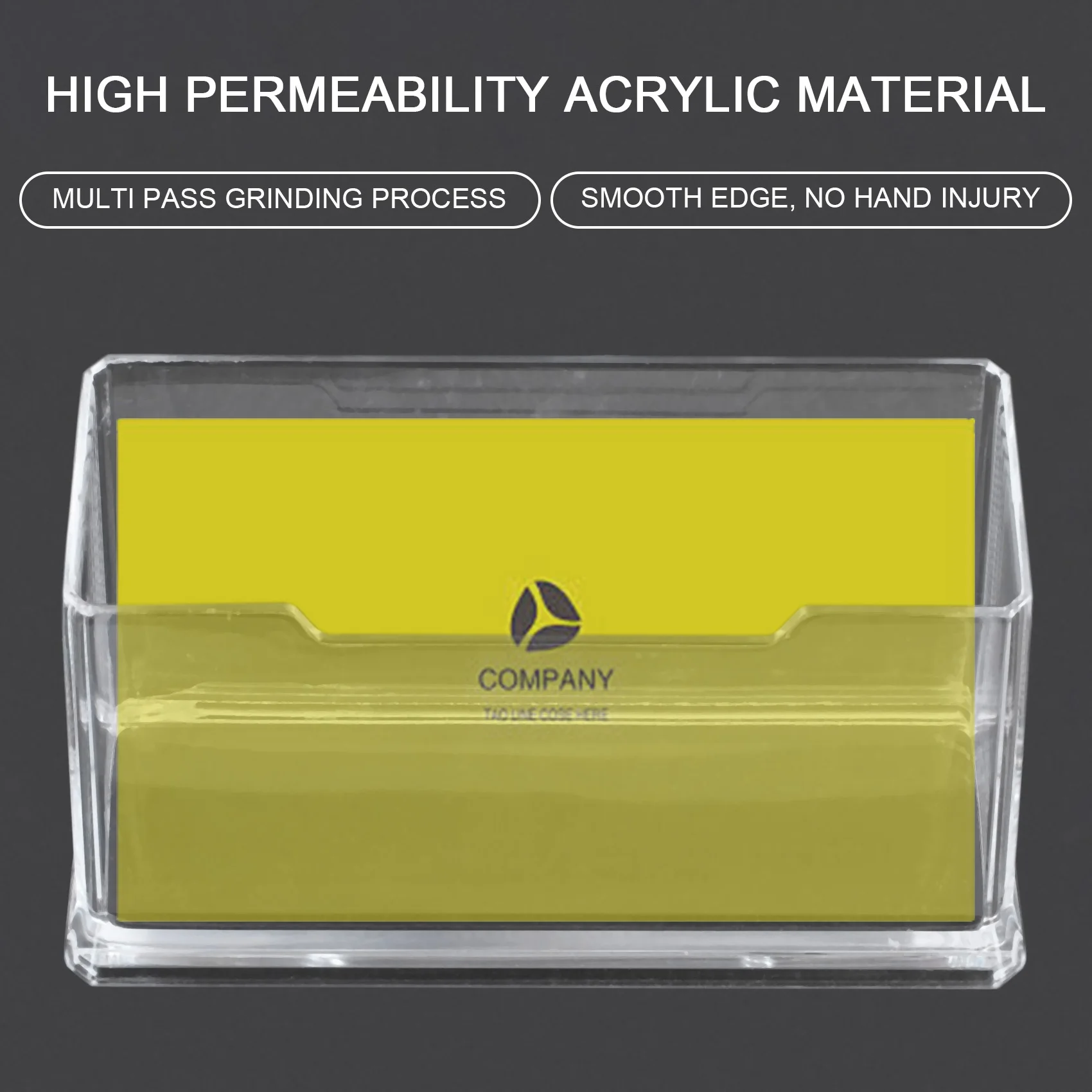 حامل بطاقة عمل مكتبي شفاف ، حامل عرض ، رف مكتب بلاستيكي من الأكريليك ، جديد