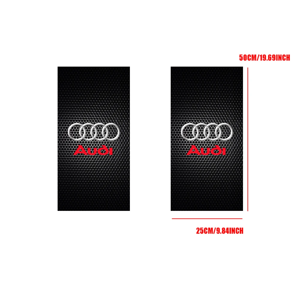 Car Decoration Accessorie B-Pillar Center Column Cover PET Decals For Audi A3 A4 A4L A5 B3 B4 B5 B6 B7 B8 RS3 Quattro C5 C6 C7