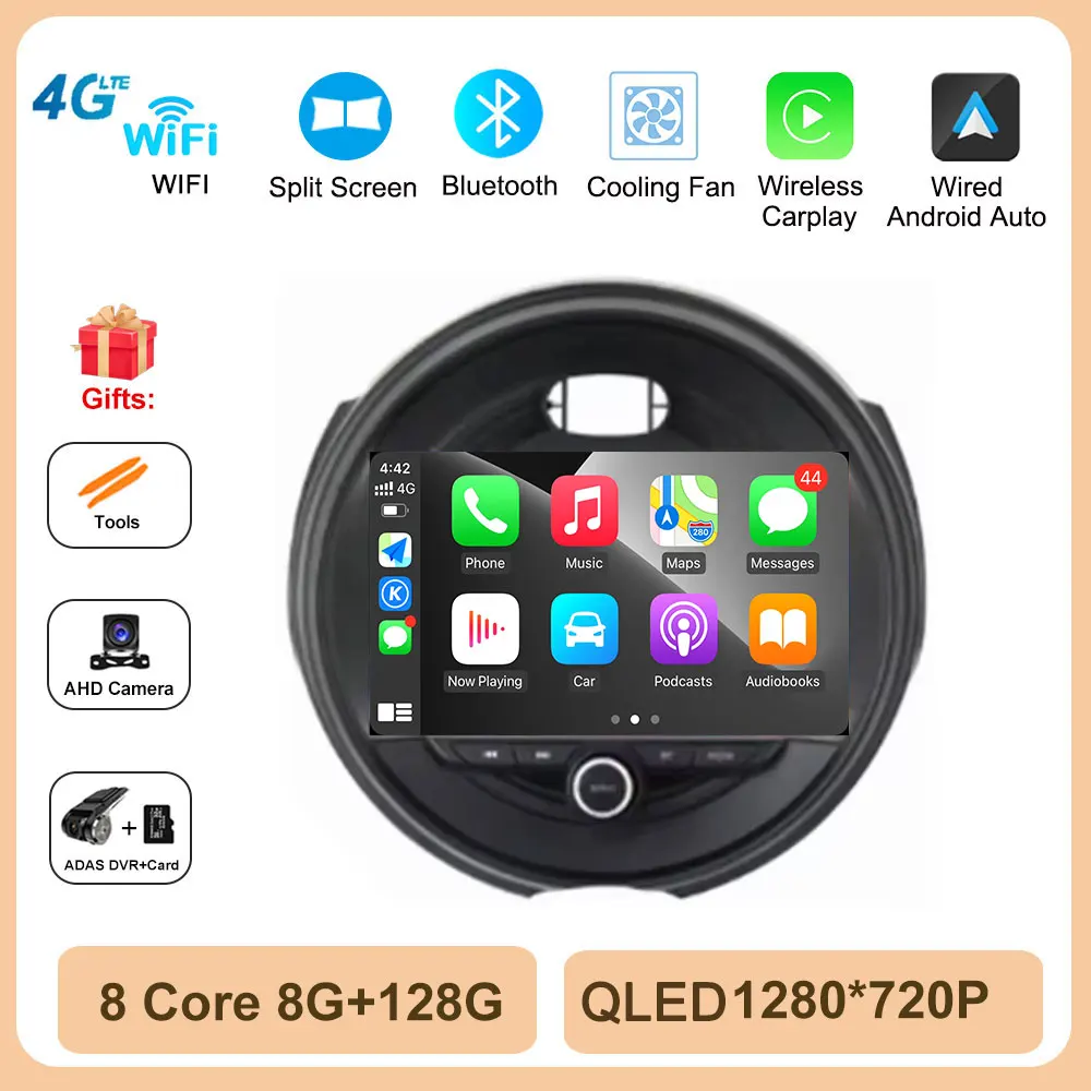 Android 16 Autoradio Stereo Voor BMW MINI Cooper F54 F55 F56 F60 2015-2019 Carplay Auto Radio Multimedia speler 4G WIFI