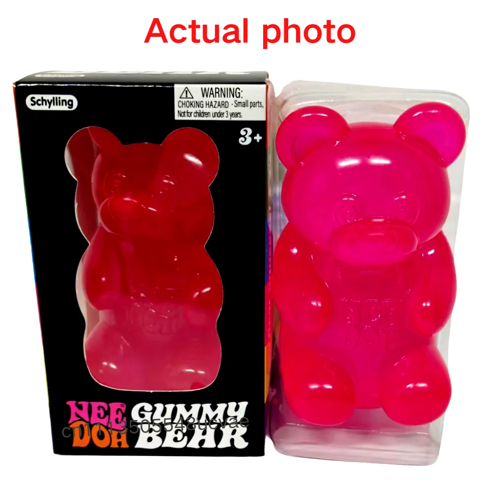 Schylling Nee Doh Quallen- & Süßbärchen-Spielzeug, Weiches Jelly-Squeeze-Stressabbau-Spielzeug, Sensorisches NeeDoh für Kinder & Erwachsene – Detail 10