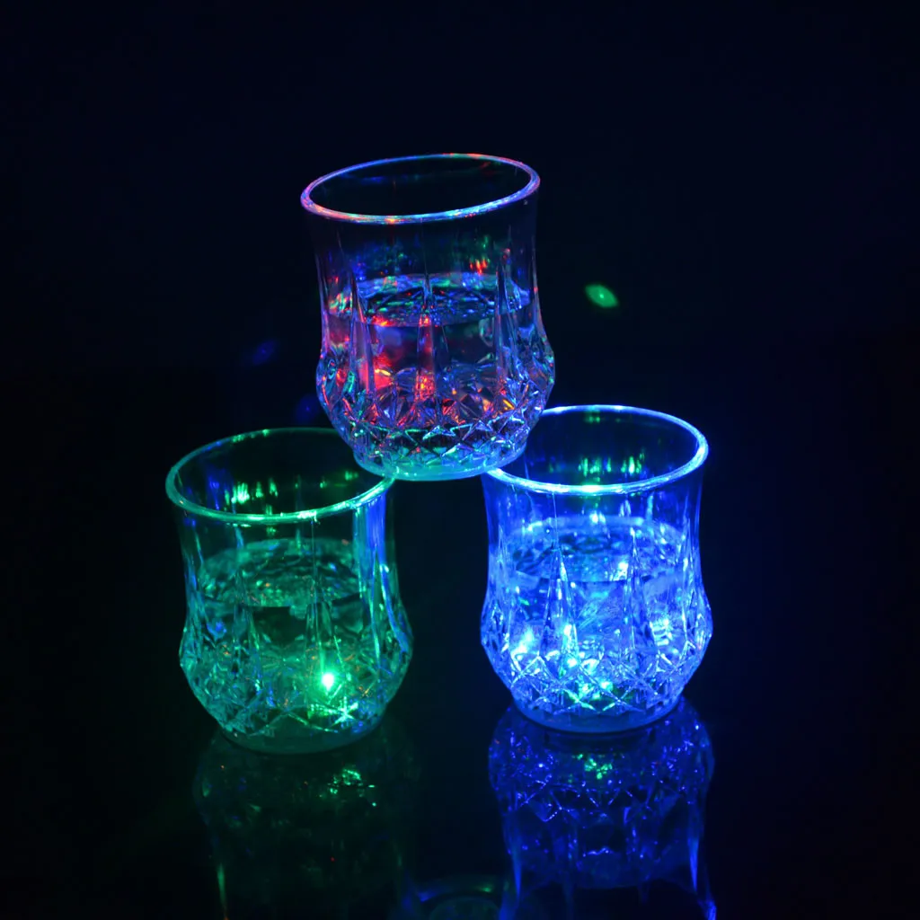 NoEnName_Null Glasses Beer Cup Dragon LED Inductive Rainbow Color Flashing Light Glow Mugs For Party