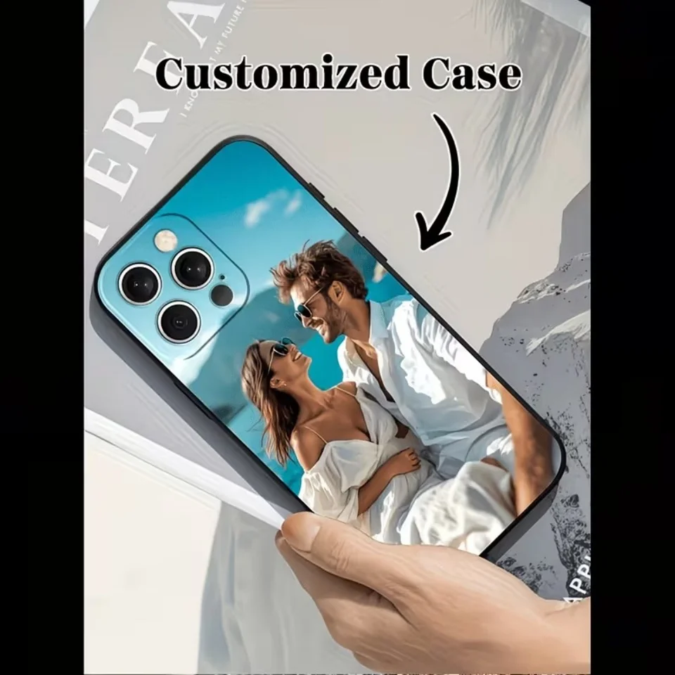Funda personalizable con fotos de vida para iPhone 18 17 16 15 14 13 12 11 Pro Xs Max Plus Air Mini XR X 17e 16e, a prueba de golpes 2