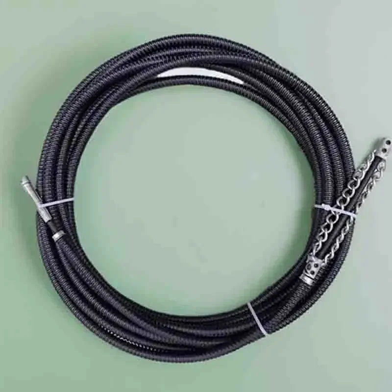 1-5 Meter Electric dredging sewer special tool artifact solid chain dredging spring oil pollution blocked pipeline dredging tool