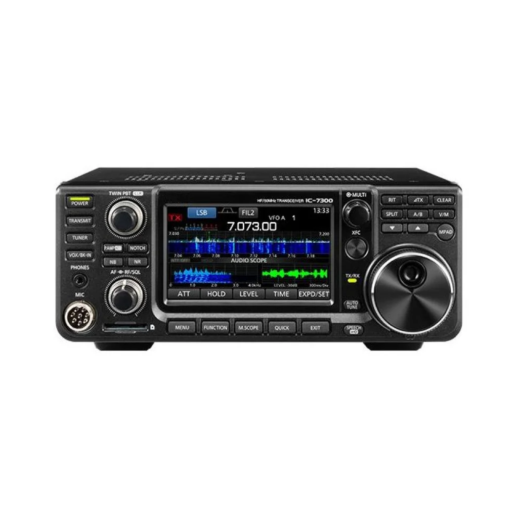IC-7300 100W HF/50MHz/70MHz SDR Shortwave Amateur Radio Transceiver SSB/CW/RTTY/AM/FM All Modes Mobile Radio Base