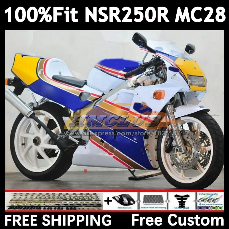 Injection For HONDA MC28 NSR250R 94 95 96 97 99 95No.102 white blue NSR 250 250R NSR250 R 1994 1995 1996 1997 1998 1999 Fairing