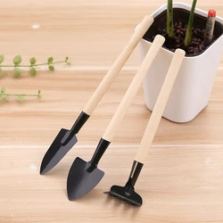 3Pcs Shovels Rake Wide Narrow Useful Planting Shovel Digging Soil Handle Gardening Hand Tools Growing Family Garden