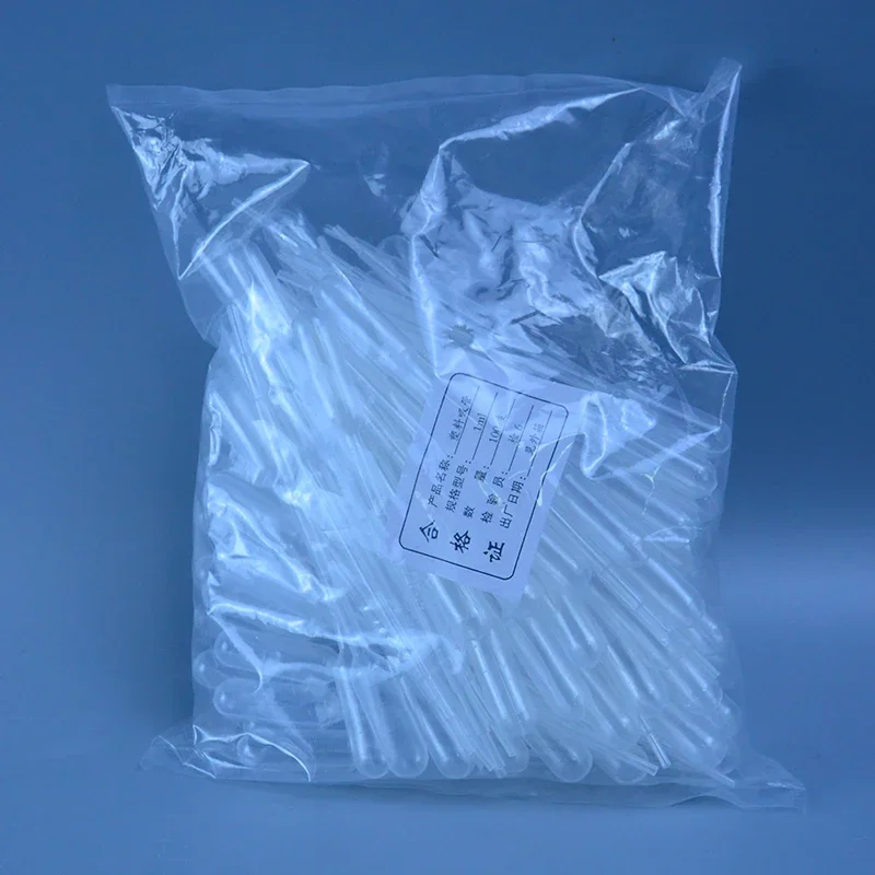 

100pcs PCS 5ML Disposable Plastic Eye Dropper Transfer Graduated Pipettes Office Lab Experiment Supplies e
