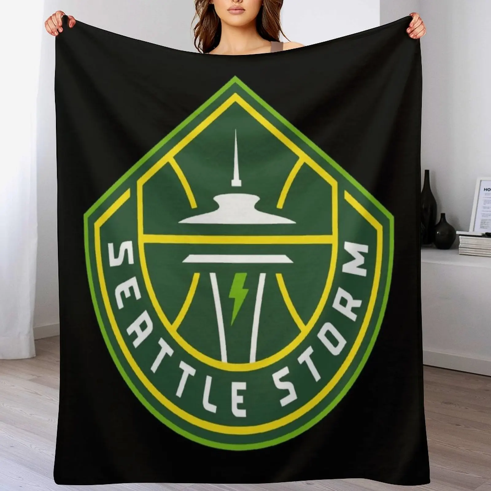 Seattle storm Throw Blanket