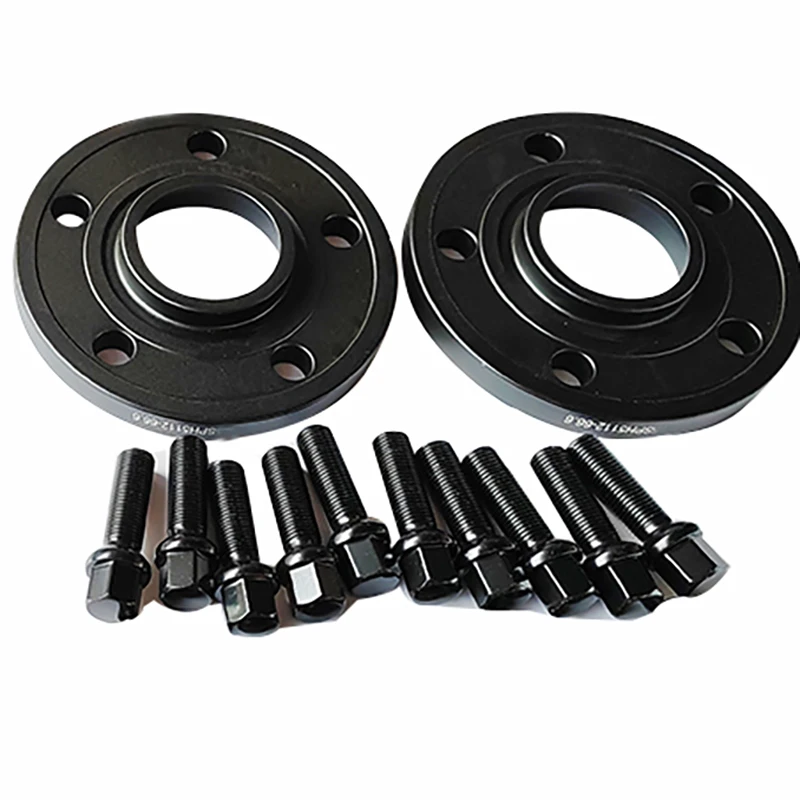 15/20MM 5x112-66.6 Wheel Hub Adapter+10pcs Bolts Wheel Spacer For Mercedes Benz E-class C-class CLA CLK GLK