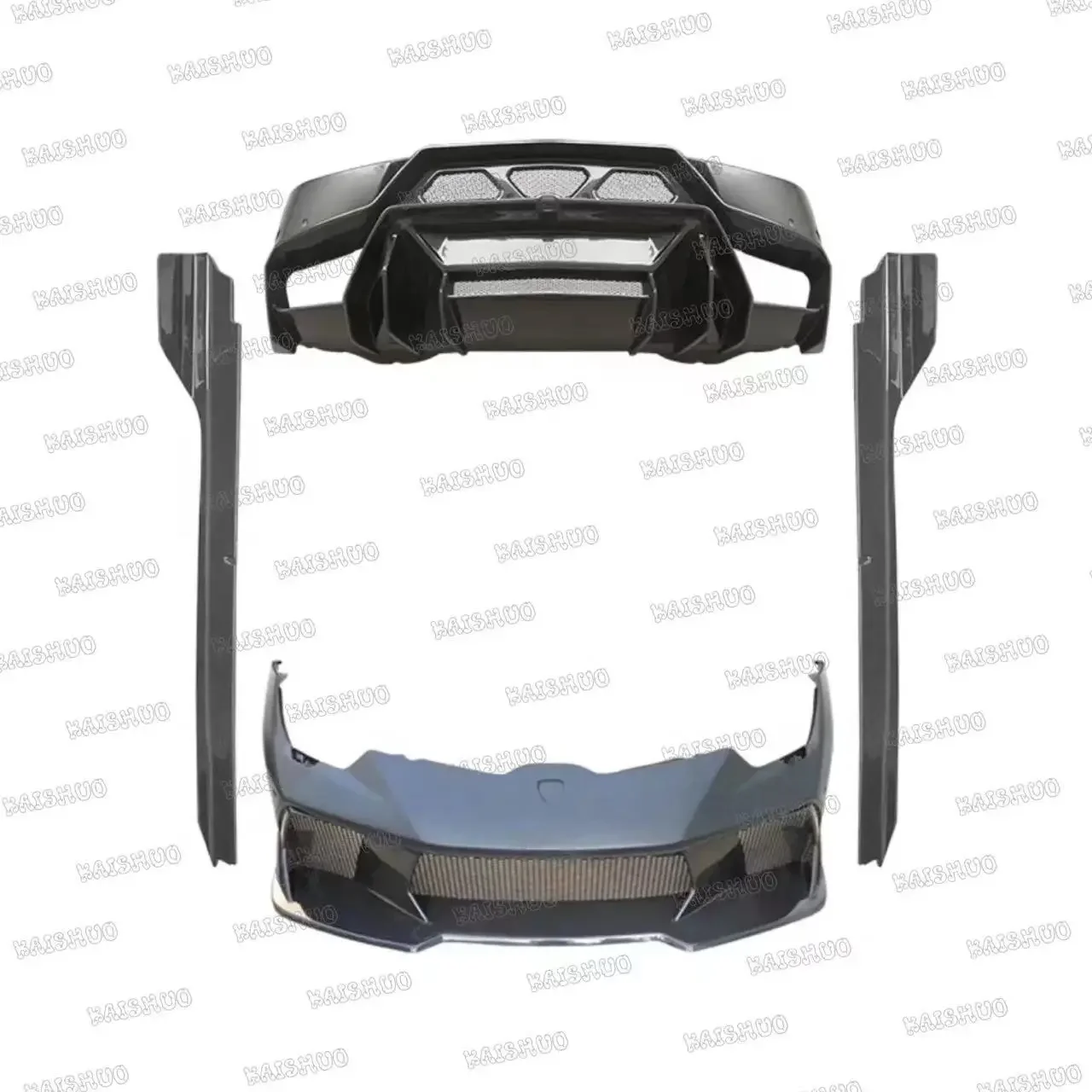 Lamborghini Huracan LP580 LP610 high-quality carbon fiber upgraded to V-shaped body kit front bumper rear bumper