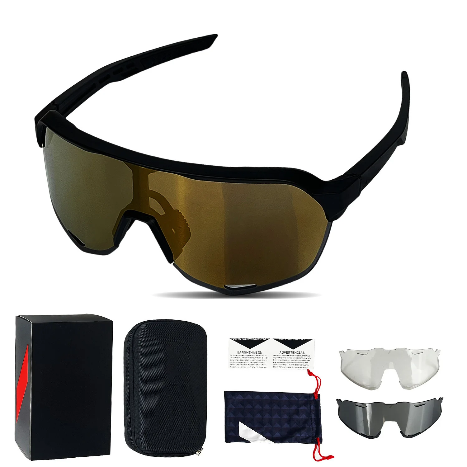 ​ ​ نظارات ركوب الدراجات الفاخرة للجنسين لتسلق الجبال والجري في الهواء الطلق والرياضة والدراجات الشمسية المقاومة للرياح والحماية من الأشعة فوق البنفسجية ​