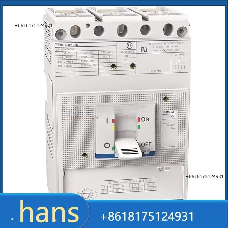 2026 Factory Direct Sales 140MG-J8P-D25 motor circuit protector, new 140MGJ8PD25