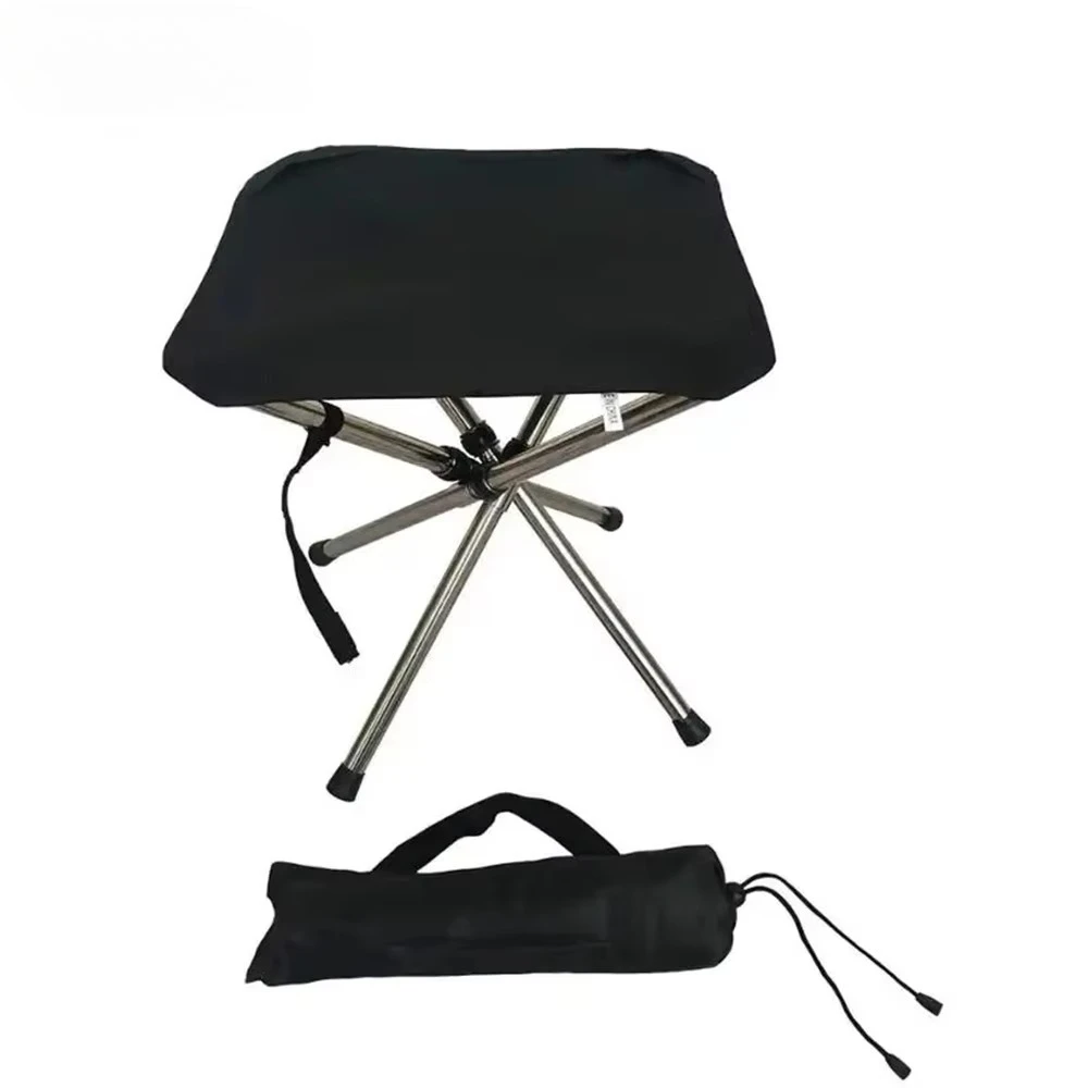 

Fishing Steel Stool with Bag Light Foldable Stool Leisure Sports Camping