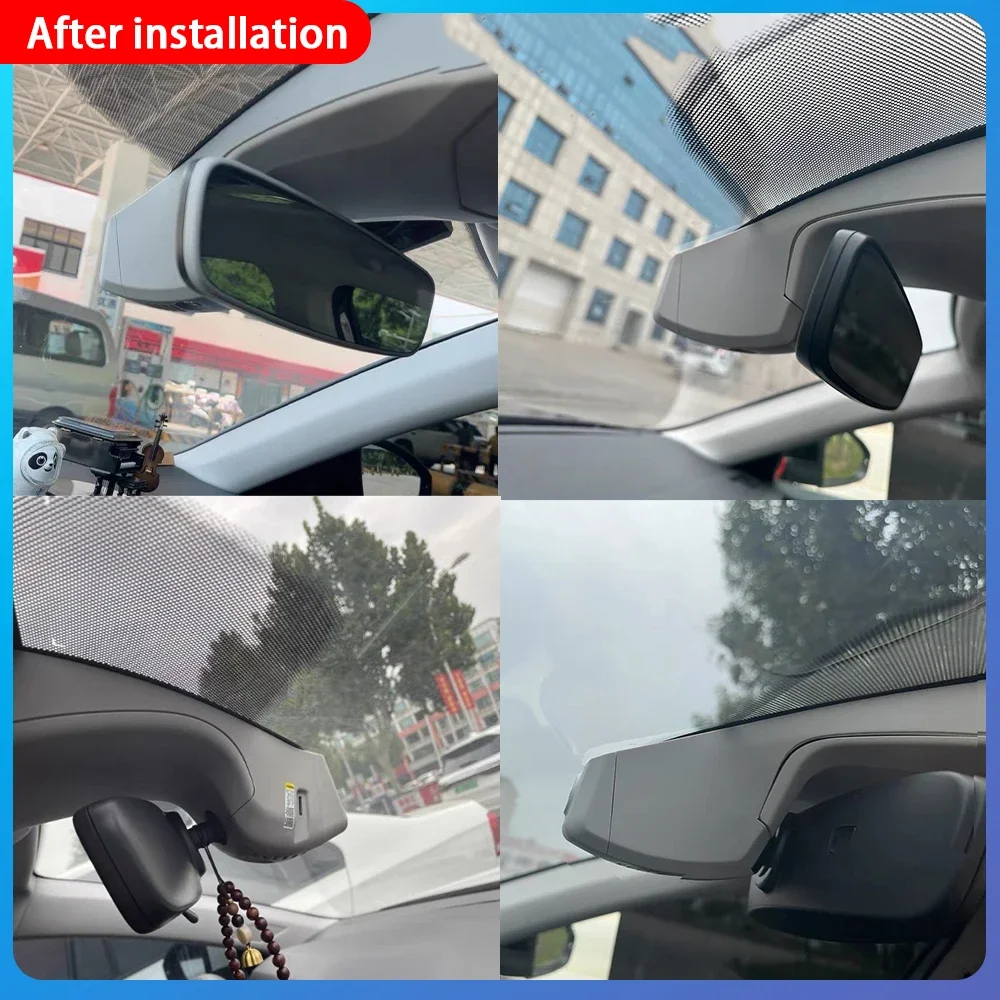 كاميرا Wiifi 4K Dash لسيارة Volkswagen VW ID.7 ID7 ID 7 2023 2024 2025 DVR كاميرا خلفية أمامية التوصيل والتشغيل مسجل فيديو للرؤية الليلية #3