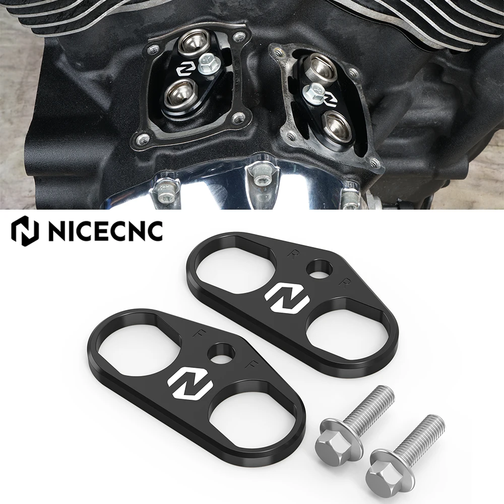 

NICECNC For Harley Street Glide Road Glide /Special Tappet Cuffs For Harley Road King Ultra Limited Electra Glide Tri GlideUltra