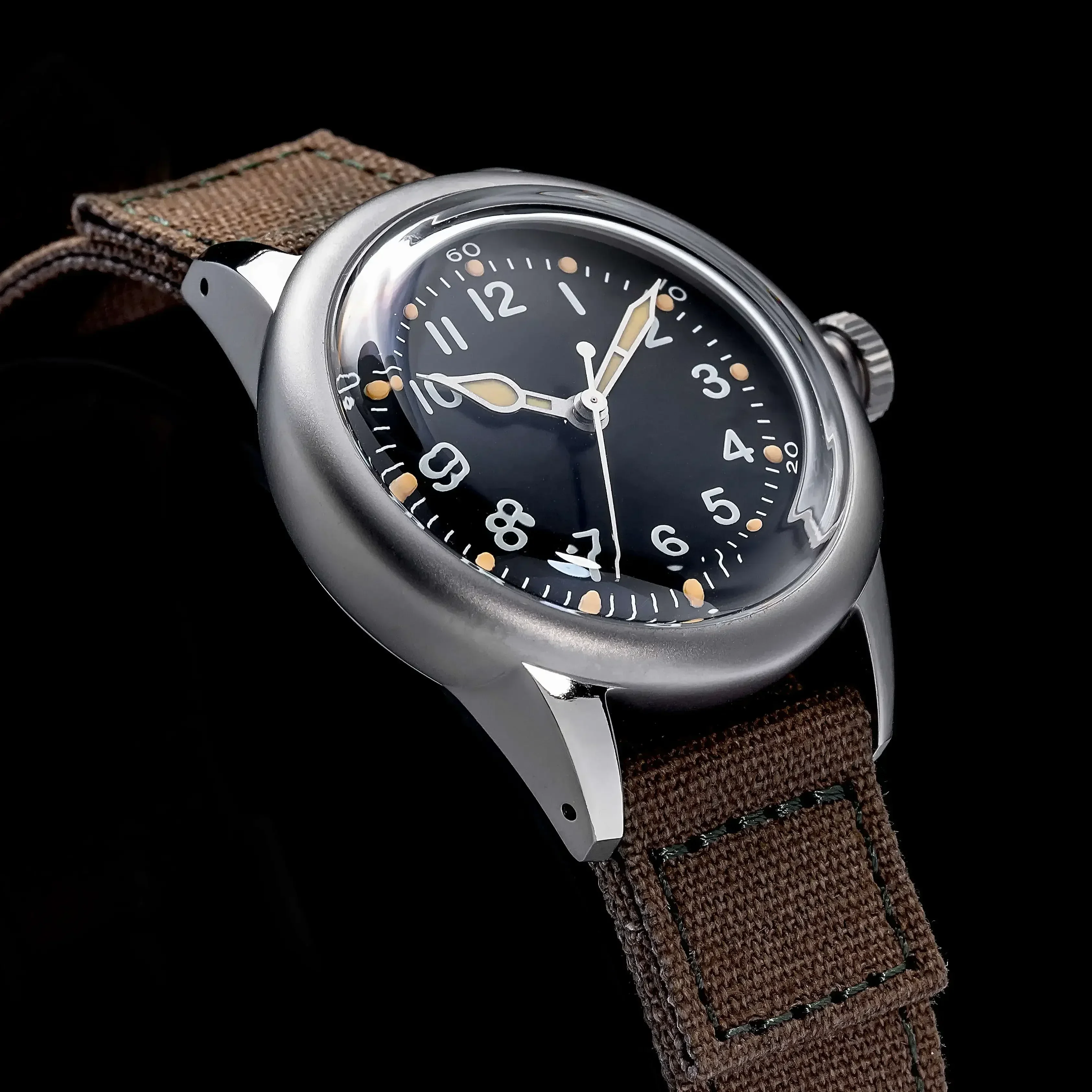 THORN A11 Titanium Watch Military Retro NH35 Automatic Movement 