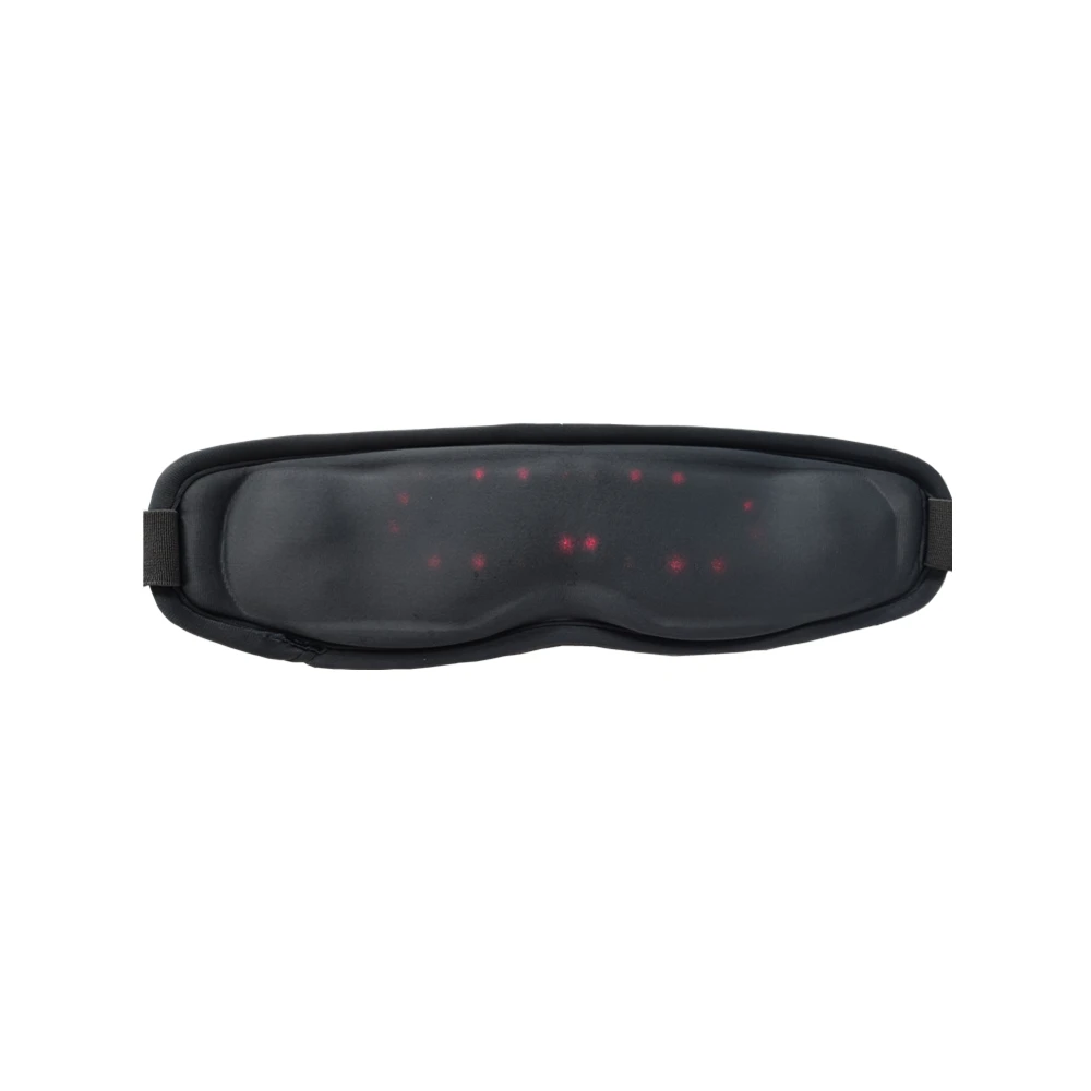 

Latest Logo Custom Hand Held Red Light 850nm Infrared Pain Relief Massage Light Therapy Eye Mask for Home Office Use