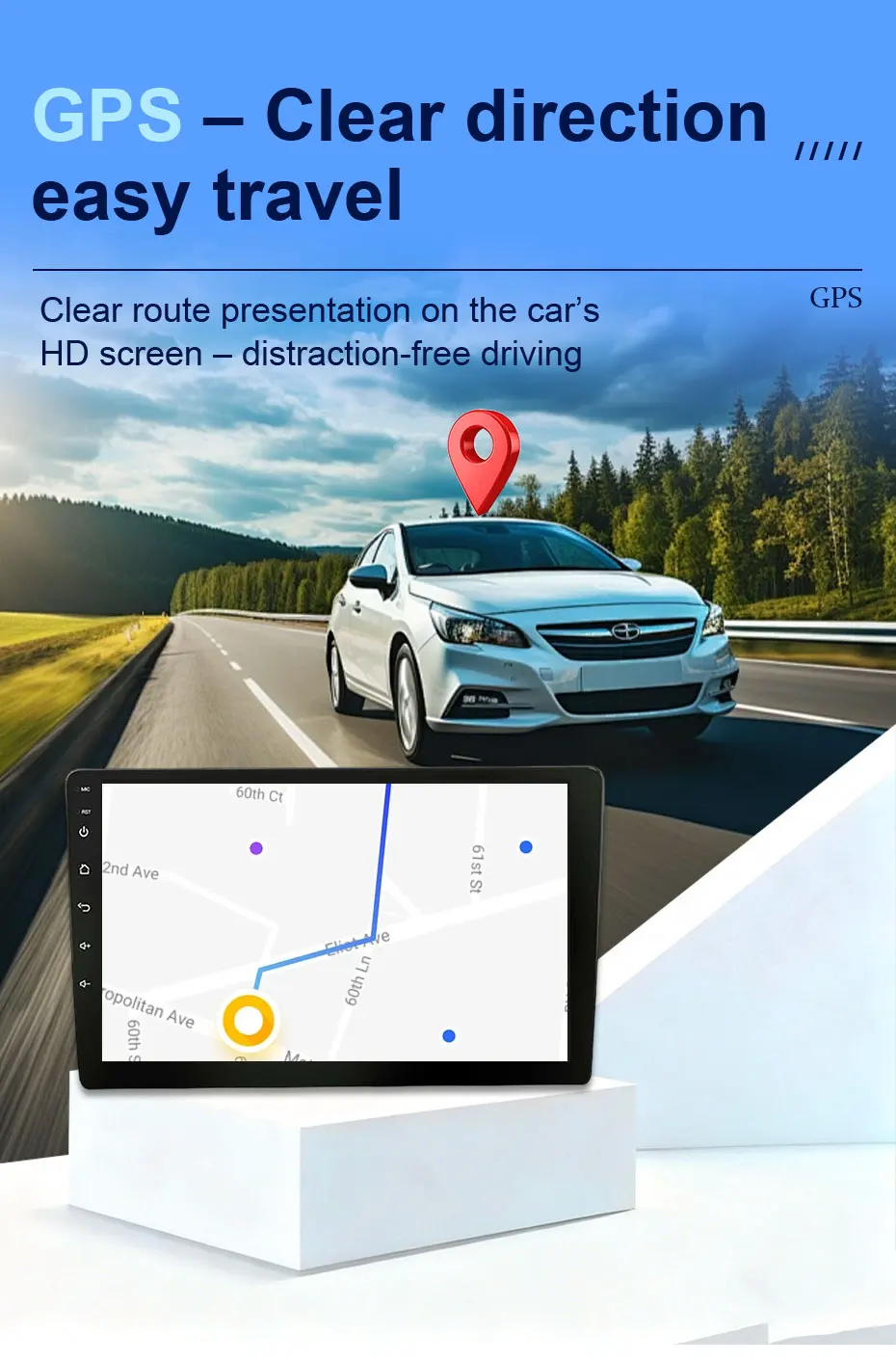 Auto-Radio Android 16 für Ford Ka 2008 - 2014 Carplay Multimedia-Player Stereo GPS Haupteinheit DSP BT WiFi 4G Split-Screen IPS – Detail 16