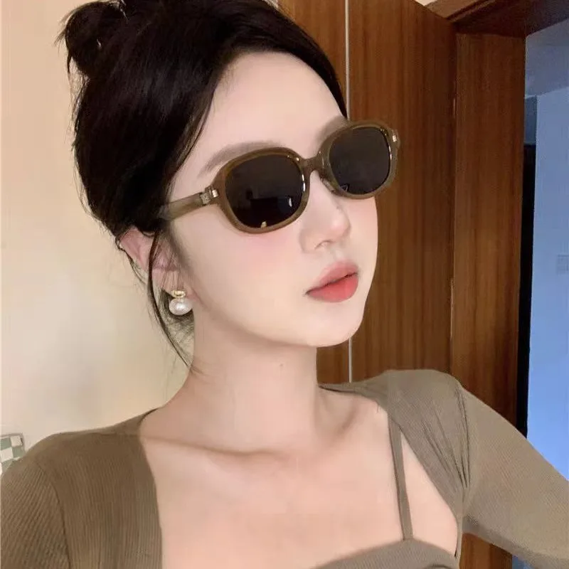 

2025Vintage Men Women Big Sunglasses Men Square Shades Brand Designer Unisex Sun Glasses Black Lense Male Female Sunglasses