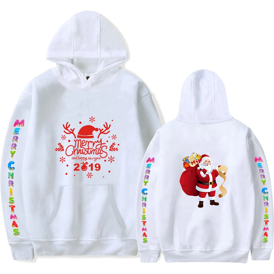 New Arrival Christmas Hoodies Men Casual Pullover Sweatshirt Sudadera Hombre Male Christmas Hoodie 2021 Fashion Tops