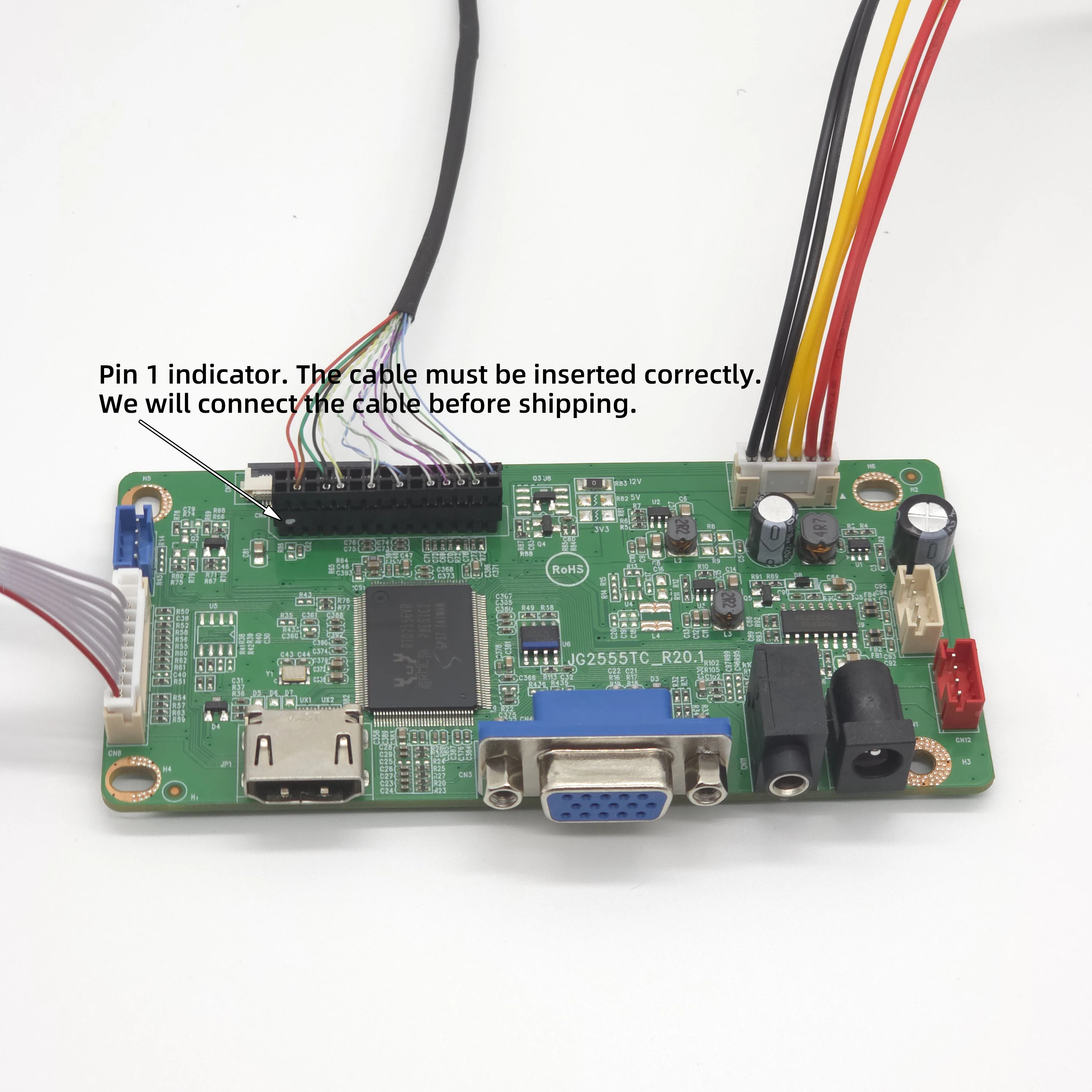 Für iMac 27" A1312 2009 2010 2011 LCD-Controller-Board LM270WQ1 Bildschirm DIY Display 2K 2560x1440 Antriebsplatine Umrüstkit – Detail 3