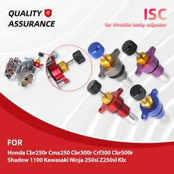 Idle Air Control Valve Set For Honda Cbr250r Cmx250 Cbr300r Crf300 Cbr500r Shadow 1100 Kawasaki Ninja 250sl Z250sl Klx