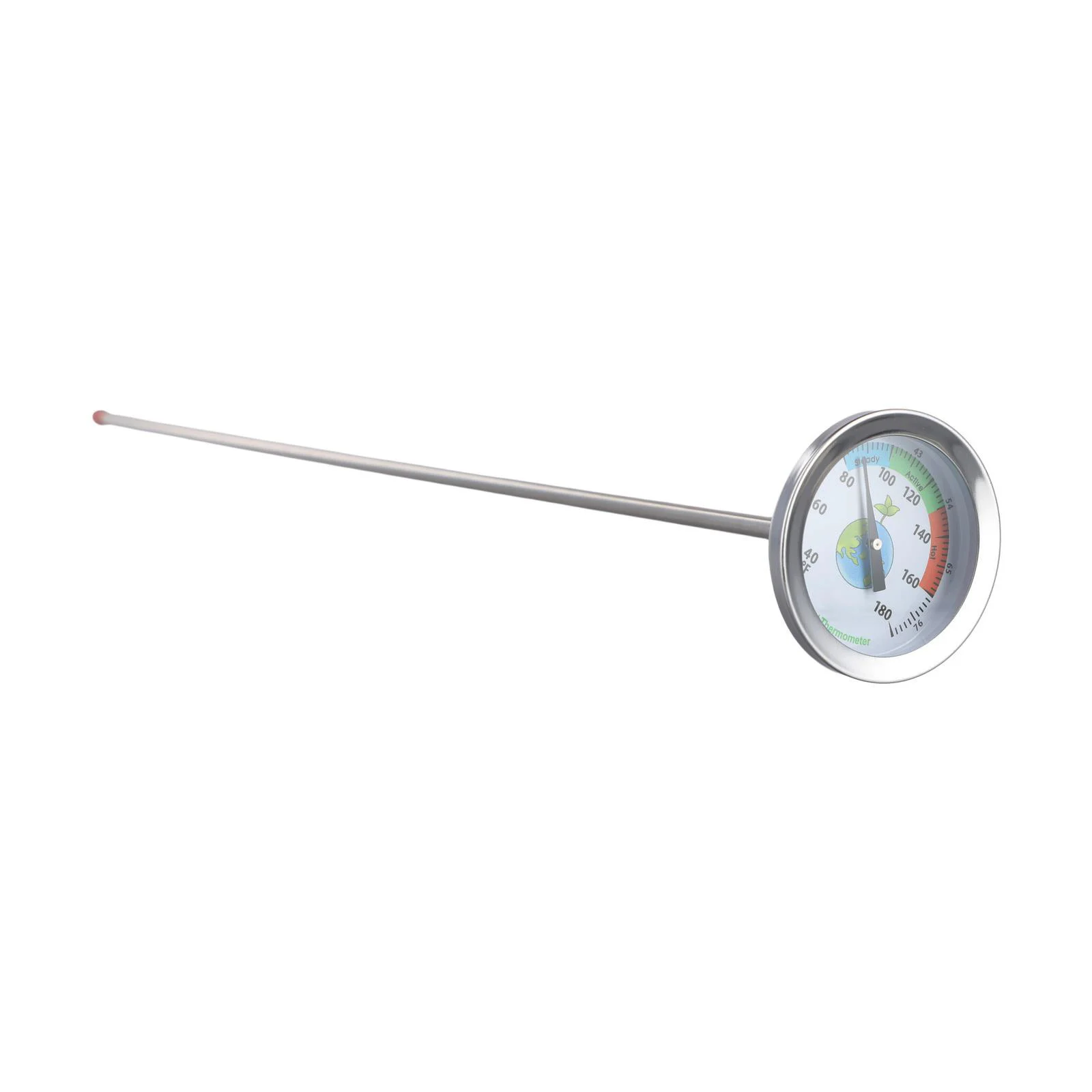 

Garden Tools Soil Thermometer Tester Meter 304 Stainless Steel Compost Soil Temperature Monitor For Plant Growth Culture