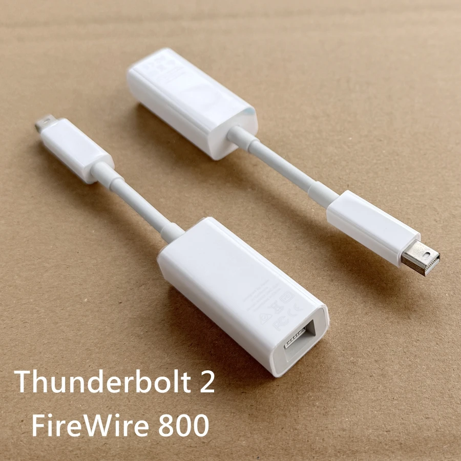

Thunderbolt 2 To FireWire 800 A1463 Adapter Thunderbolt To Fire 1394B Suitable For Mac Computers Equipped with Thunderbolt Ports