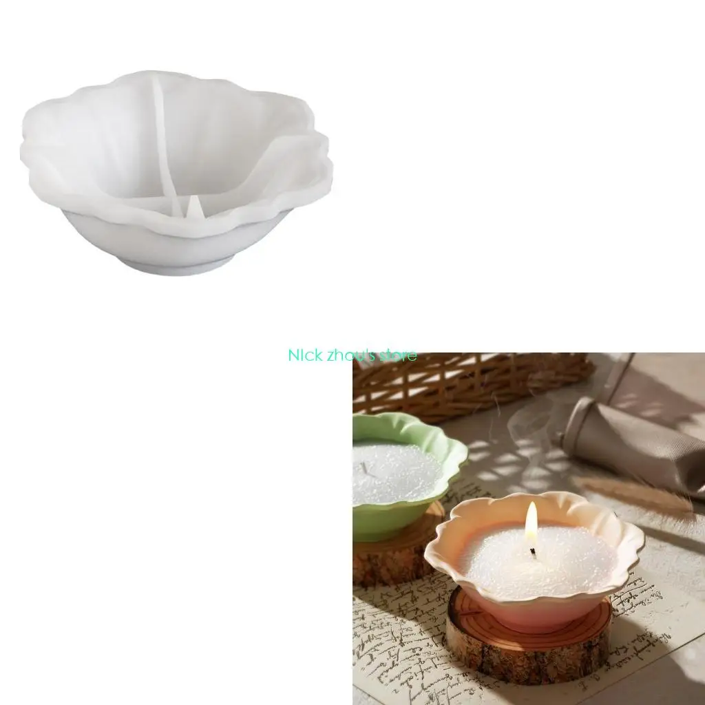 

E15E Artistics Silicone Mold With Lotuses Designs for Creative Making Supplies