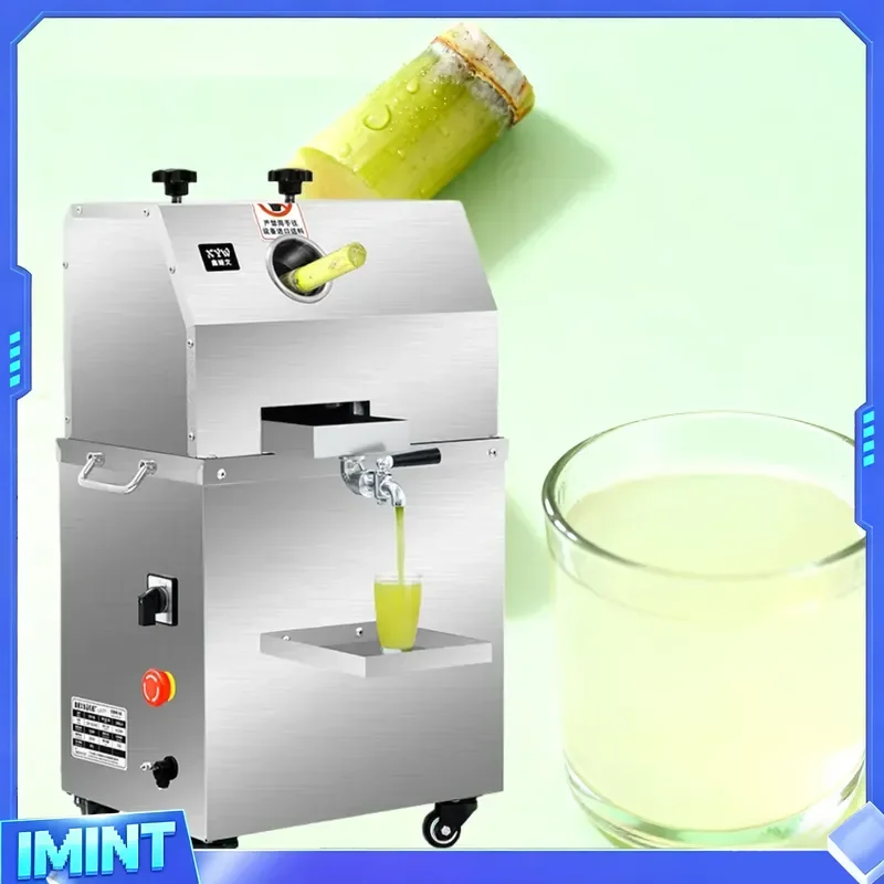 Efficient Stainless Steel Commercial Sugarcane Juicer with Motor 220V 1100W High Rigidity
