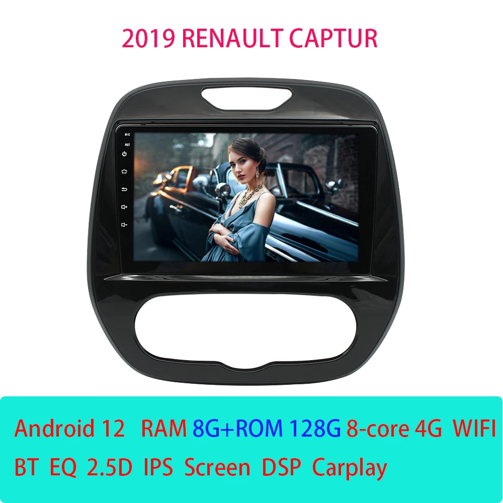 

Android 12 Car Radio For Renault Captur Samsung Multimedia Video Player Stereo GPS 2 Din DVD