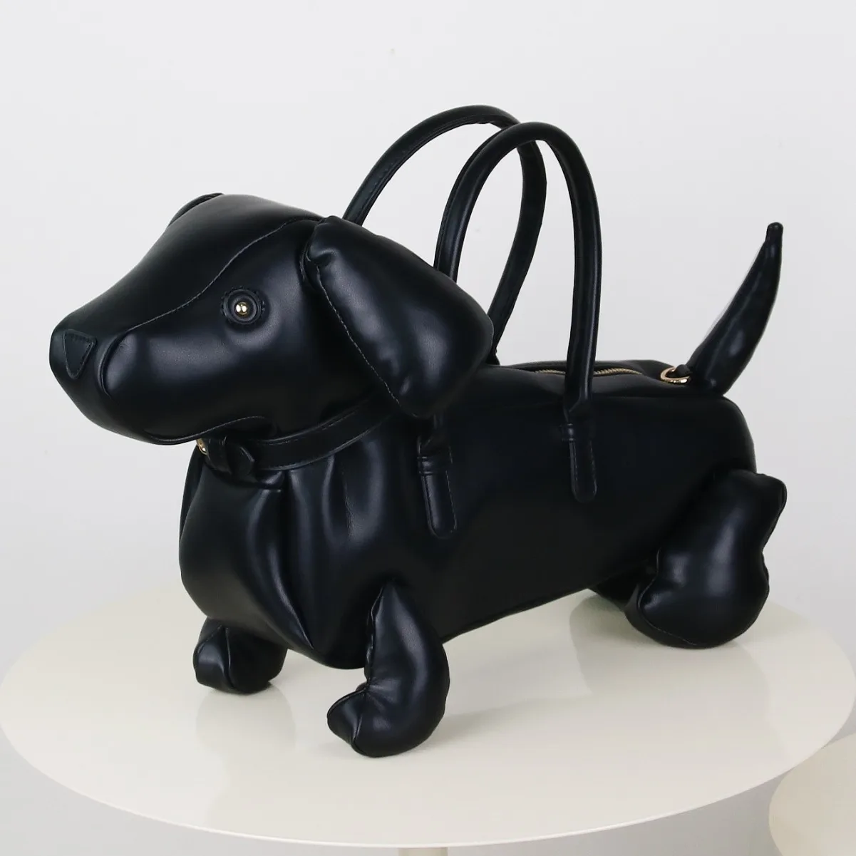 Cute Black Puppy Shape Women Purses and Handbag Novelty Animal Shape Design Tote Bag Shoulder Bag Designer Shoulder Bag