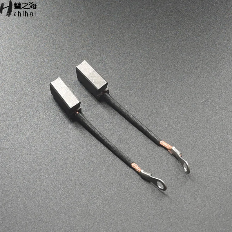 

10 шт., угольная щетка двигателя постоянного тока средней меди, 6,5*12,5*16, общие износостойкие характеристики, поддержка настройки