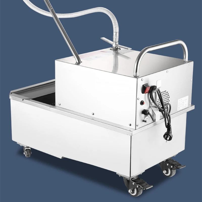 55L Large Capacity Commercial Shortening Oil Filter Cart  Precision Filtration for Fried Chicken Food Oil (Customized)