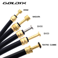 GOLDIX 20/60Pcs Bicycle Hydraulic Disc Brake Oil Pin Needle Olive Connect Insert for BH90 BH59 SRAM MAGURA Brake Oil Pipe Joint