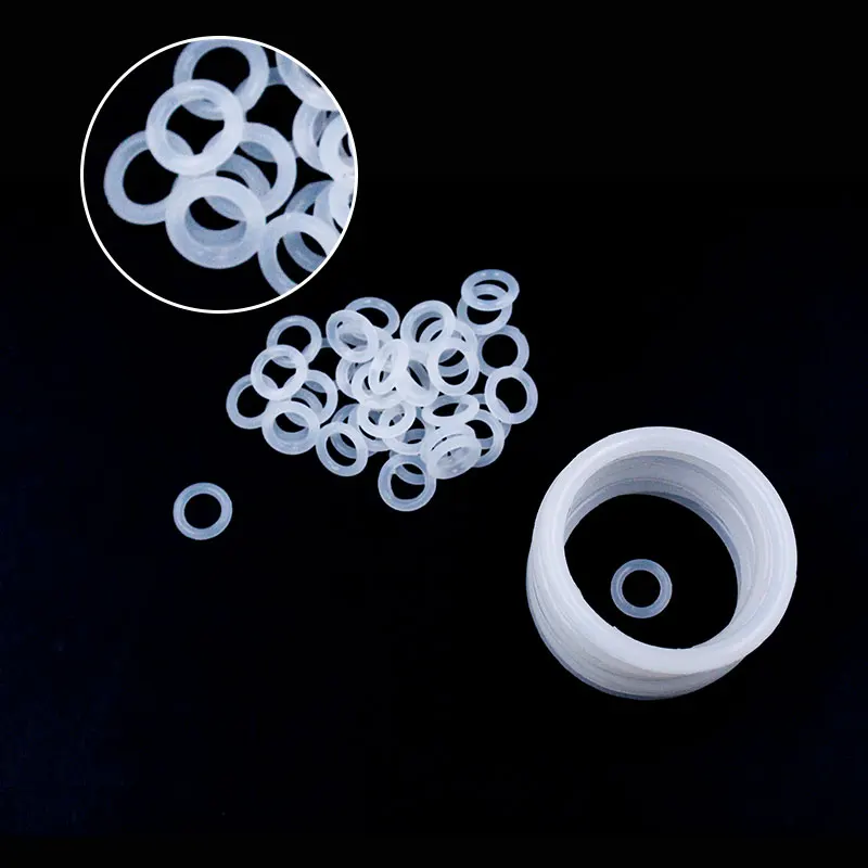 10PCS/lot Silicone Rubber Oring VMQ CS1.2mm OD14/15/16/17/18/19/20/21/22/23/24/25/28/29/34/40mm O-ring  Gasket Silicone O-ring