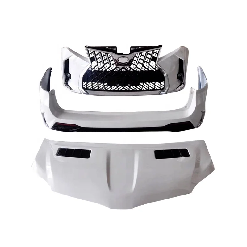 New Design  for 2011-2020 Toyota Sienna Lm Style Body Kits Include Front Bumper Rear Bumper Hood Engine Bonnet Cover Car Bumpers