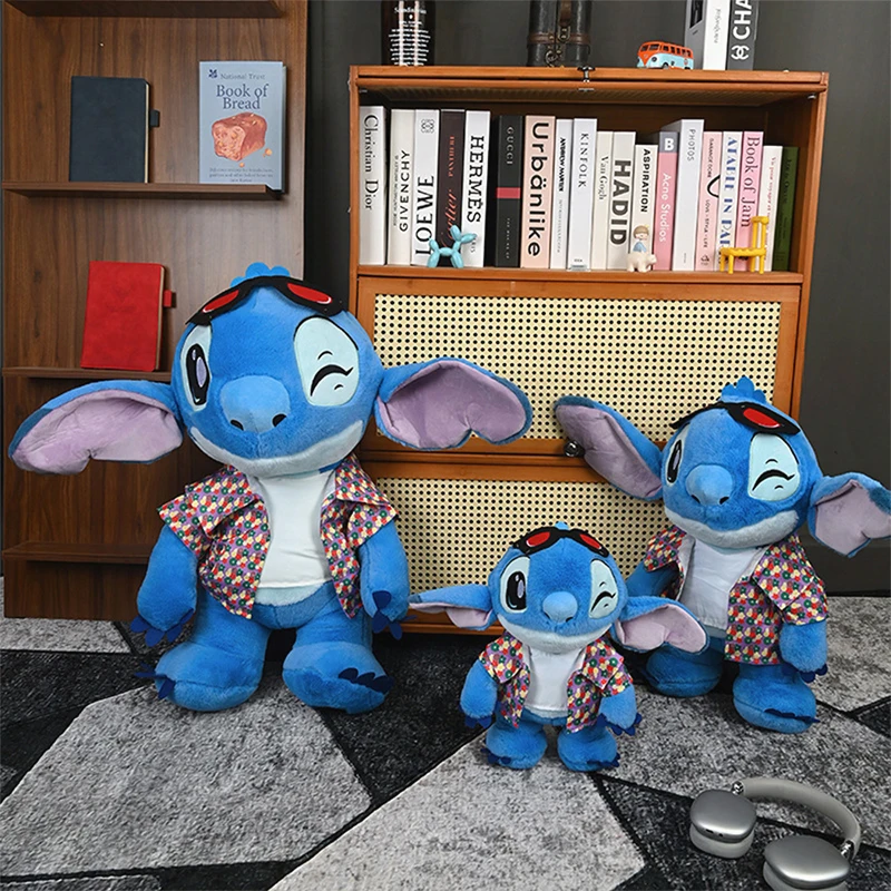 

Kawaii Stitch плюшевая игрушка милый Дисней мягкая кукла для детей подарок на день рождения и Рождество большой размер летний наряд плюшевая мягкая и очаровательная