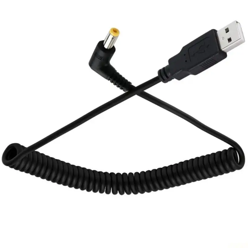 B03F TangleFree USB To DC4.7X1.7Mm Male Spring Cord 5V2A Output For Home Office