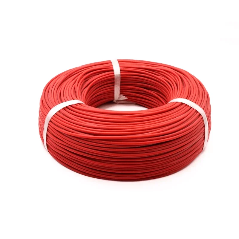 Car Automotive Electrical Electric Cables 6Awg Silicone Cable Red Wire  8awg 10awg 12awg 14awg 16awg 18awg 20awg 22awg 24awg