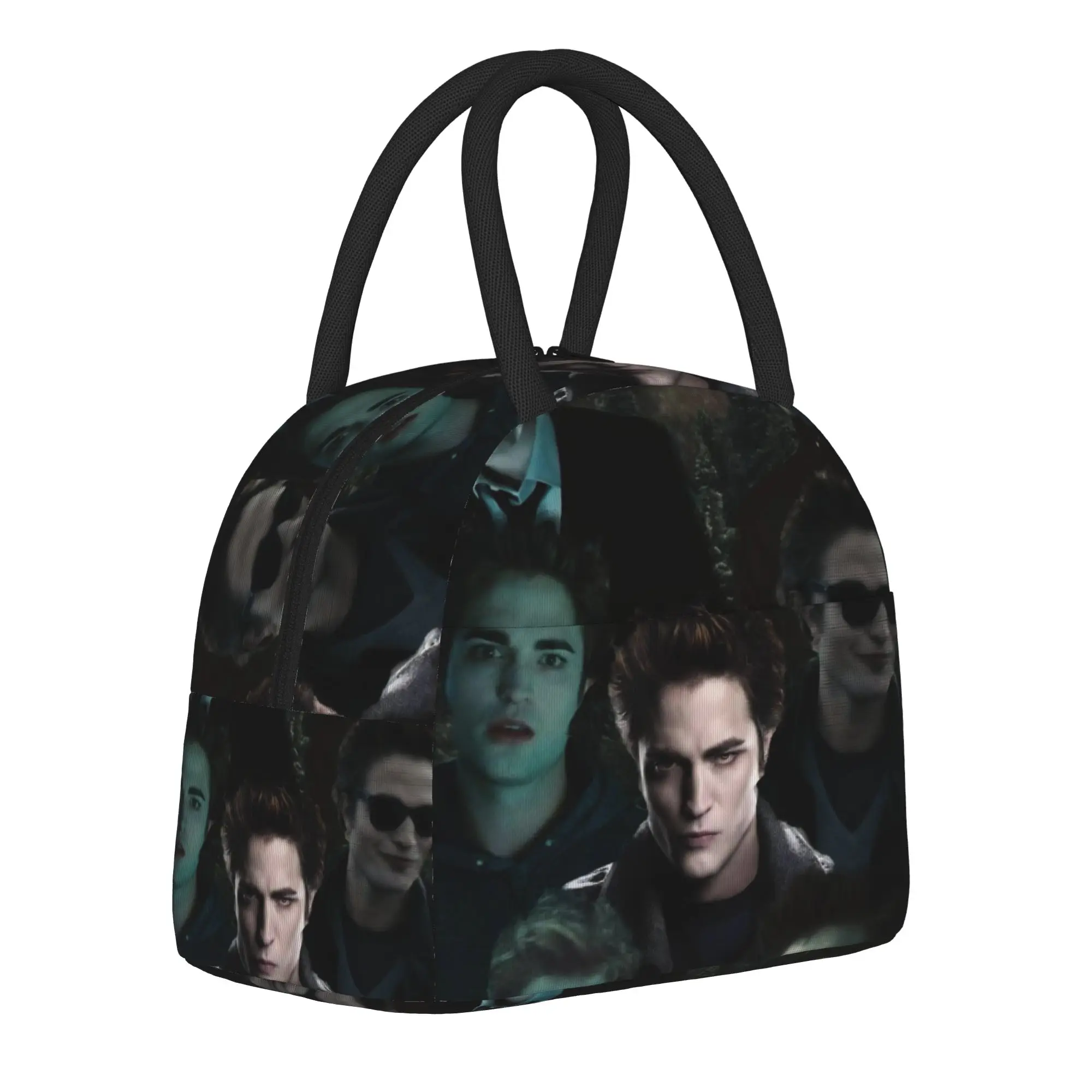 Twilight Edwards Cullen Insulated Lunch Bags for Men Women Food Bag Portable Thermal Cooler Lunch Boxes For Travel