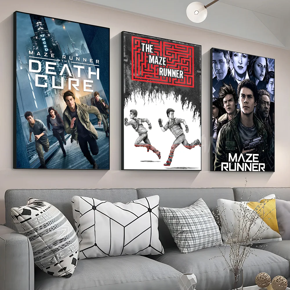 Movie Series The Maze Runner Poster Wall Art Home Decor Room Decor Digital Painting Living Room Restaurant Kitchen Art