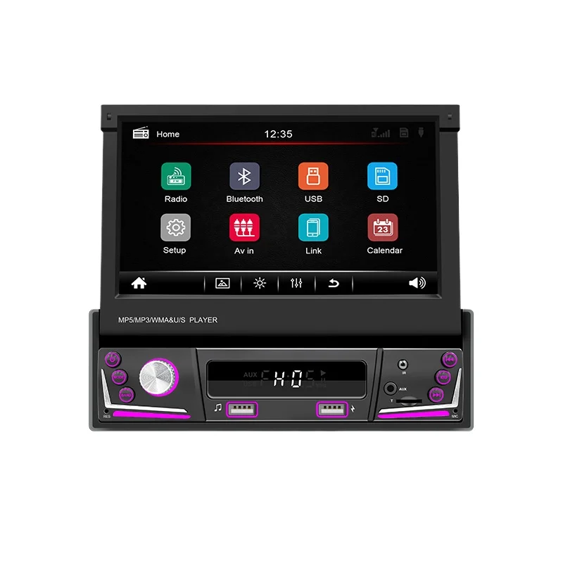 MP5 Player Smart Bluetooth Positioning Find a Car Universal Insert Card MP3 Radio