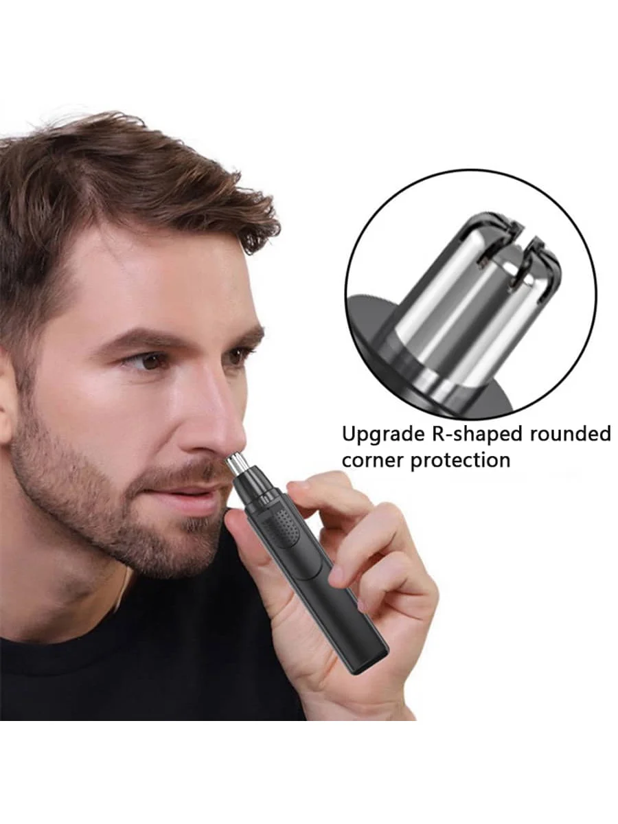 2026 Electric nose hair trimmer, trimmer remover, ear nose hair trimmer, ear nose eyebrow trimmer Battery-powered (Without batte