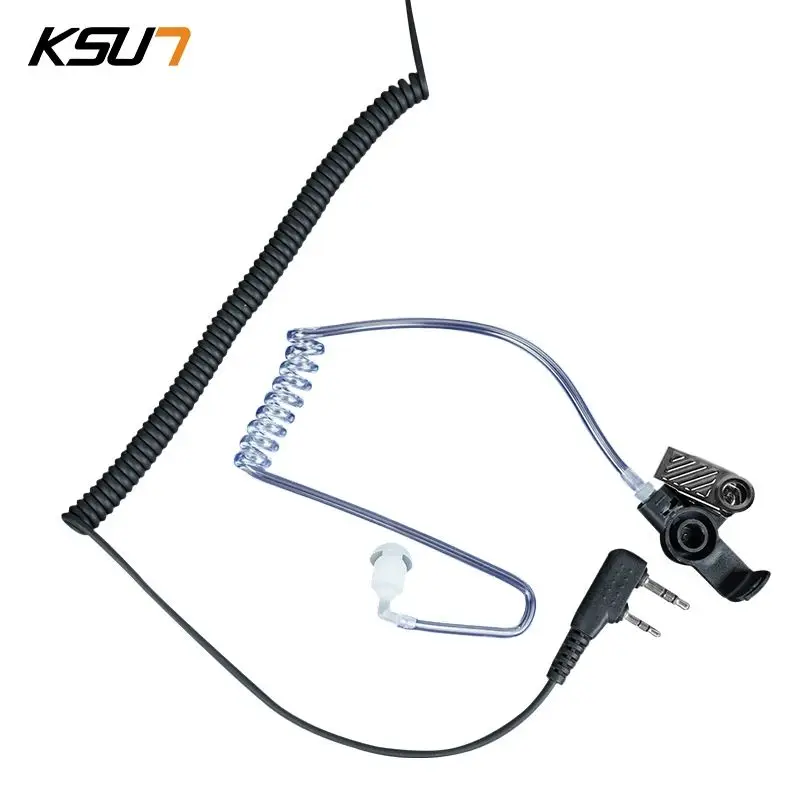 Air Tube Earphones Radio Communicator Walkie Talkie Headset Security Earpiece For Transceiver KSUT Baofeng Wired Headset