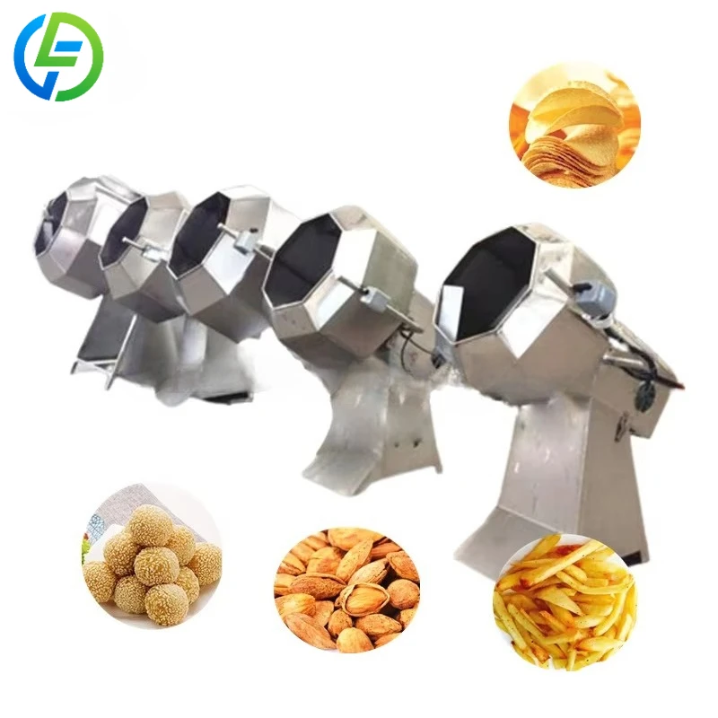 Máquina Mezcladora de Chips Personalizada, Mezcladora de Polvo, Tambor Mezclador, Máquinas de Procesamiento de Condimento de Anís Estrellado, Máquinas de Snacks, Planta de Condimento de Alimentos