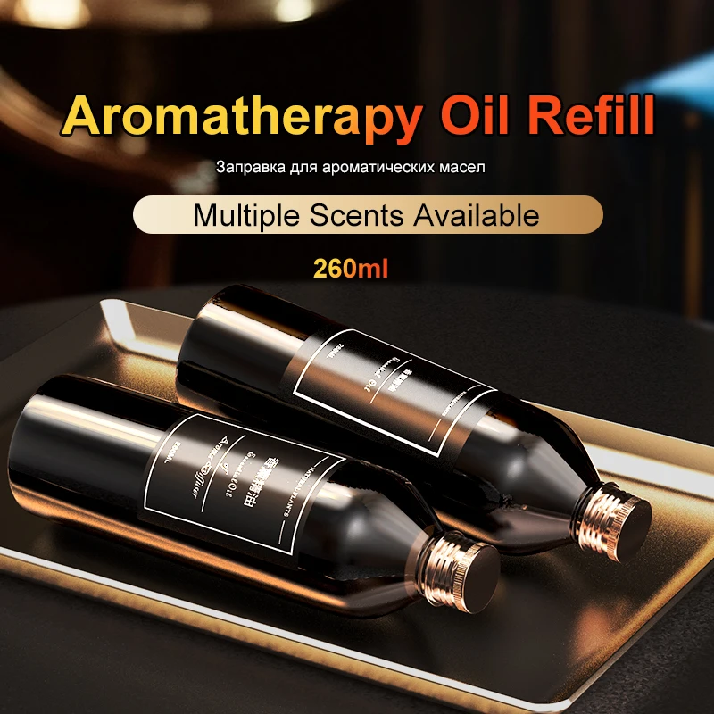 

260ml Aromatherapy Oil Refill Large Bottle Long Lasting Scent Air Freshener for Home Hotel Use with Reed Sticks Diffuser Machine